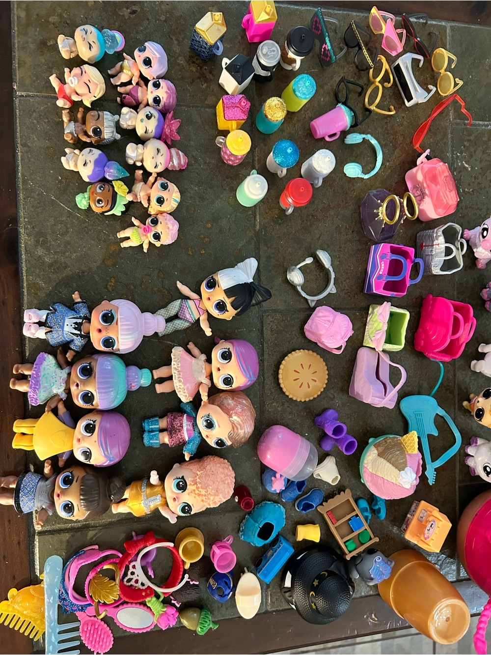 L.O.L. Surprise! Mini Doll Lot w/ Accessories Pets Shoes Clothes Dolls 3”